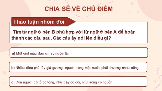 Soạn giáo án điện tử Tiếng Việt 4 CD Bài 7 Chia sẻ và Đọc 1: Người cô của bé Hương