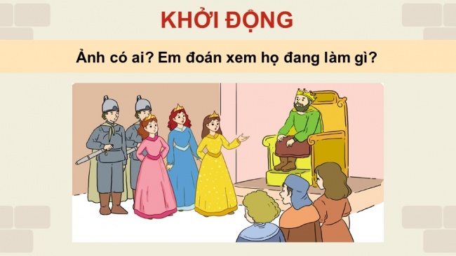 Soạn giáo án điện tử Tiếng Việt 4 CD Bài 8 Đọc 3: Ba nàng công chúa