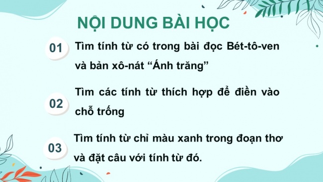 Soạn giáo án điện tử tiếng việt 4 KNTT Bài 23 Luyện từ và câu Luyện tập về tính từ