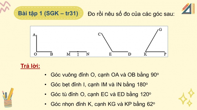 Soạn giáo án điện tử toán 4 KNTT Bài 9: Luyện tập chung