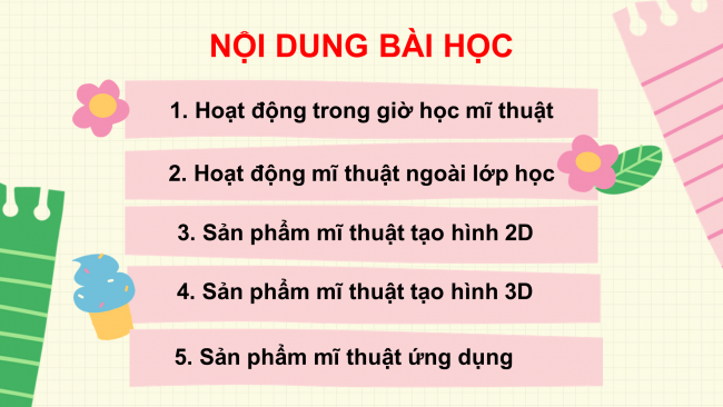 Bài giảng Powerpoint mĩ thuật 3 kết nối tri thức