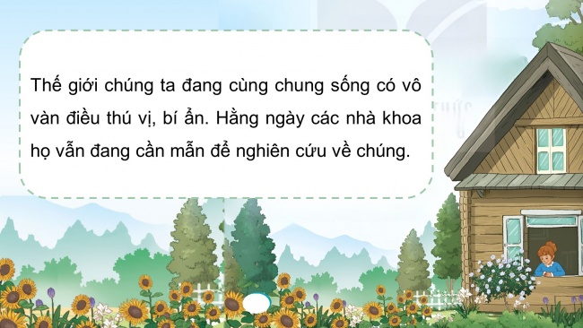 Soạn giáo án điện tử tiếng việt 4 KNTT Bài 10 Đọc: Tiếng nói của cỏ cây