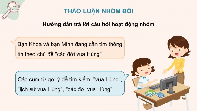 Soạn giáo án điện tử tin học 4 KNTT bài 4: Tìm kiếm thông tin trên internet