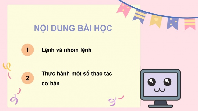 Soạn giáo án điện tử tin học 4 KNTT bài 14: Khám phá môi trường lập trình trực quan