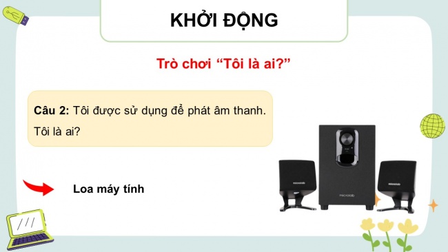 Soạn giáo án điện tử tin học 4 CTST Bài 1: Phần cứng và phần mềm máy tính