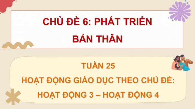 Soạn giáo án điện tử HĐTN 4 CTST bản 1 Chủ đề 7 Tuần 25: HĐGDTCĐ - Hoạt động 3, 4