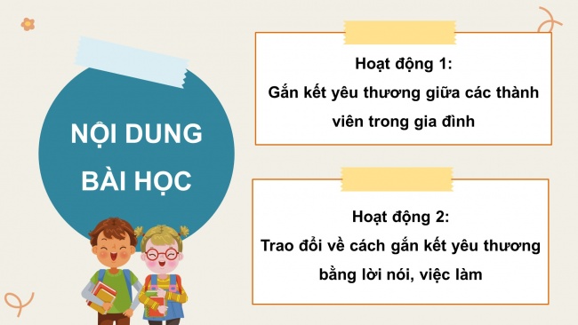 Soạn giáo án điện tử HĐTN 4 CTST bản 2 Tuần 5: HĐGDTCĐ - Gắn kết yêu thương trong gia đình