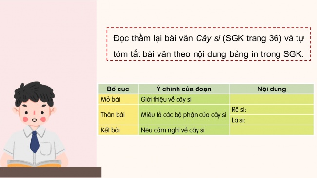 Soạn giáo án điện tử tiếng việt 4 cánh diều Bài 3 Viết 2: Luyện tập tả cây cối