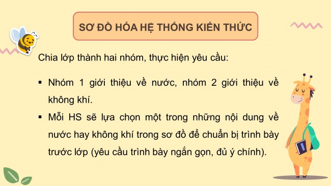 Soạn giáo án điện tử khoa học 4 cánh diều: Ôn tập chủ đề Chất