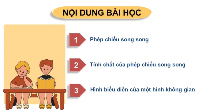 Soạn giáo án điện tử toán 11 KNTT Bài 14: Phép chiếu song song