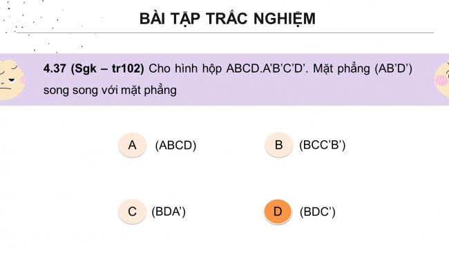 Soạn giáo án điện tử toán 11 KNTT: Bài tập cuối chương 4