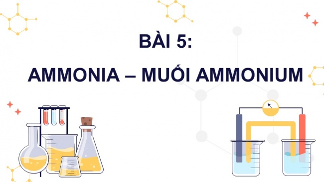 Soạn giáo án điện tử hóa học 11 KNTT Bài 5: Ammonia, Muối ammonium