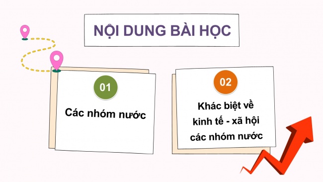 Soạn giáo án điện tử địa lí 11 KNTT Bài 1: Sự khác biệt về trình độ phát triển kinh tế – xã hội của các nhóm nước