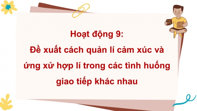 Soạn giáo án điện tử HĐTN 11 KNTT Chủ đề 3: Rèn luyện bản thân - Hoạt động 9, 10