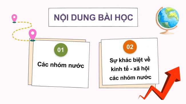 Soạn giáo án điện tử địa lí 11 CTST Bài 1: Sự khác biệt về trình độ phát triển kinh tế - xã hội của các nhóm nước