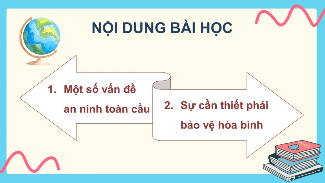 Soạn giáo án điện tử địa lí 11 CTST Bài 6: Một số vấn đề an ninh toàn cầu