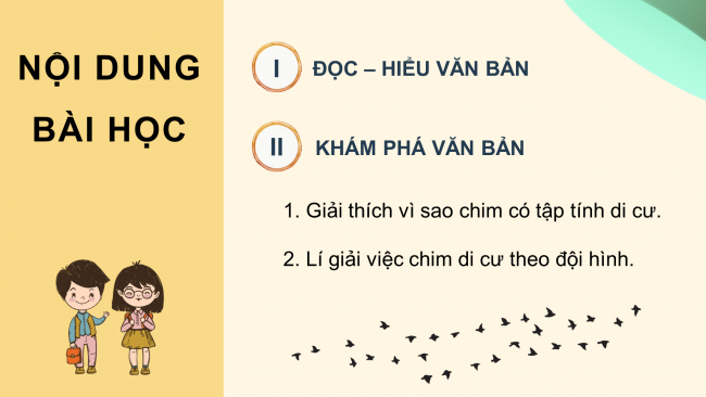 Soạn giáo án điện tử Ngữ văn 8 CTST Bài 2 Đọc 4: Những điều bí ẩn trong tập tính di cư của các loài chim