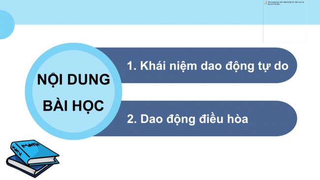 Soạn giáo án điện tử vật lí 11 CTST Bài 1: Mô tả dao động