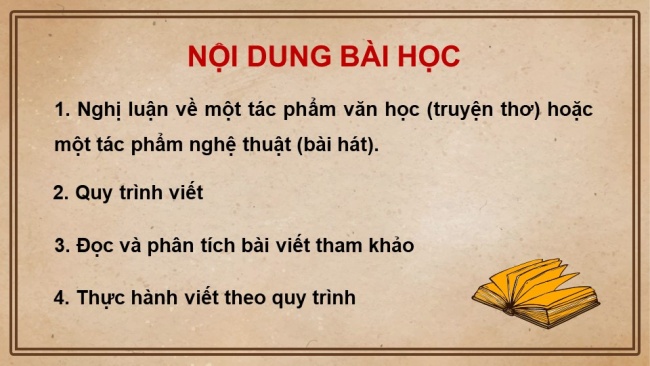 Soạn giáo án điện tử ngữ văn 11 CTST  Bài 3 Viết: Viết văn bản nghị luận về một tác phẩm văn học (truyện thơ) hoặc một tác phẩm nghệ thuật (bài hát)