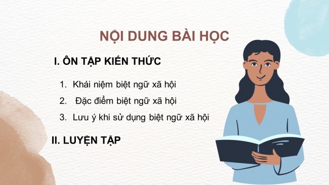 Soạn giáo án điện tử Ngữ văn 8 KNTT Bài 1 TH tiếng Việt: Biệt ngữ xã hội