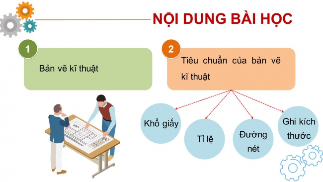 Soạn giáo án điện tử Công nghệ 8 CTST Bài 1: Tiêu chuẩn trình bày bản vẽ kĩ thuật