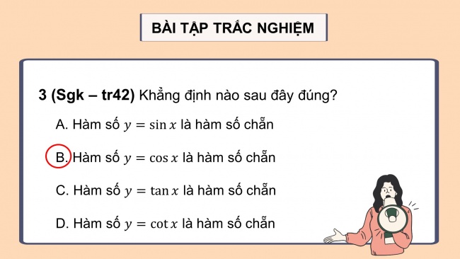 Soạn giáo án điện tử toán 11 CTST : Bài tập cuối chương 1