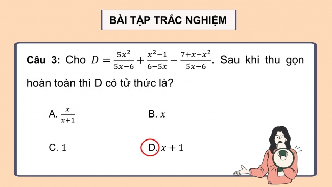 Soạn giáo án điện tử Toán 8 CD: Bài tập cuối chương 2