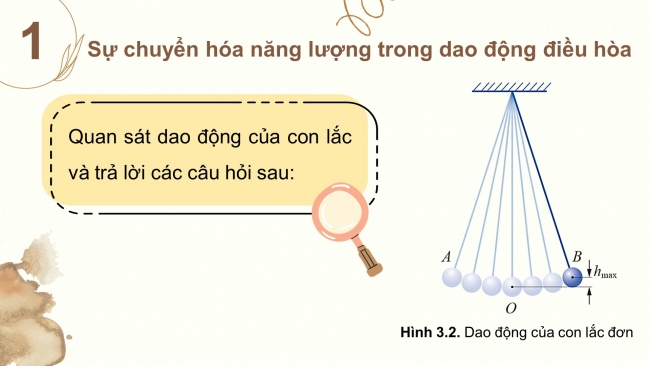 Soạn giáo án điện tử vật lí 11 Cánh diều Bài 3: Năng lượng trong dao động điều hoà