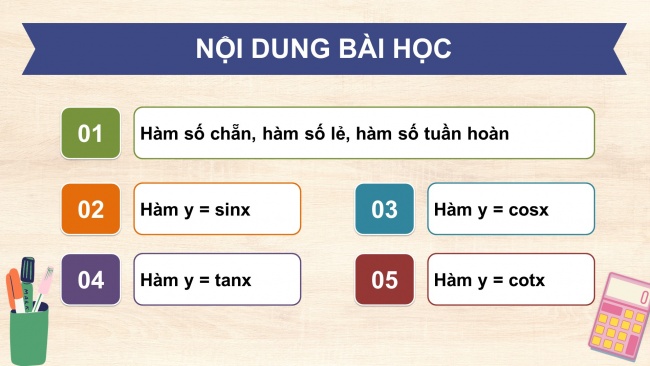 Soạn giáo án điện tử toán 11 Cánh diều Bài 3: Hàm số lượng giác và đồ thị