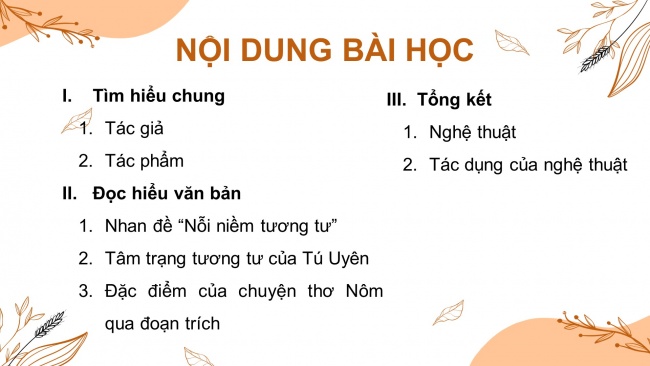 Soạn giáo án điện tử ngữ văn 11 Cánh diều  Bài 1 Đọc 4: Nỗi niềm tương tư