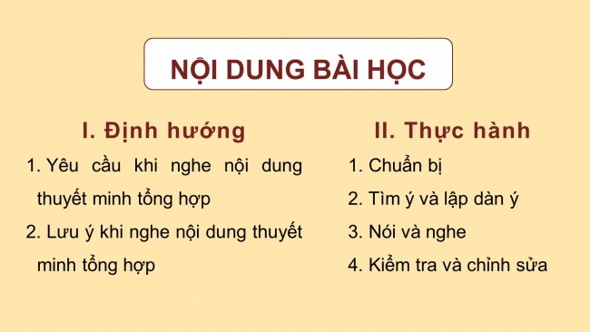 Soạn giáo án điện tử ngữ văn 11 Cánh diều  Bài 4 Nói và nghe: Nghe bài thuyết minh tổng hợp