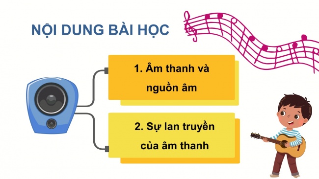 Soạn giáo án điện tử khoa học 4 CTST Bài 10: Âm thanh