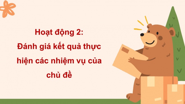 Soạn giáo án điện tử HĐTN 8 CD Chủ đề 5 - HĐGDTCĐ: Đánh giá cuối chủ đề