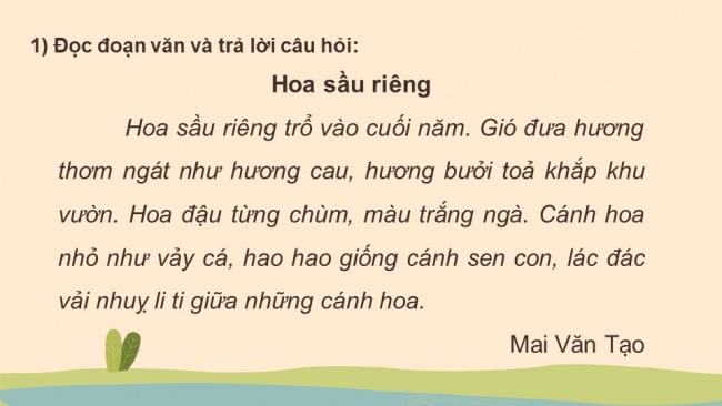 Soạn giáo án điện tử Tiếng Việt 4 CD Bài 6 Viết 1: Luyện tập tả cây cối