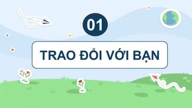 Soạn giáo án điện tử Tiếng Việt 4 CD Bài 7 Viết 3: Luyện tập viết đoạn văn tưởng tưởng; Nói và nghe 2: Trao đổi: Em đọc sách báo