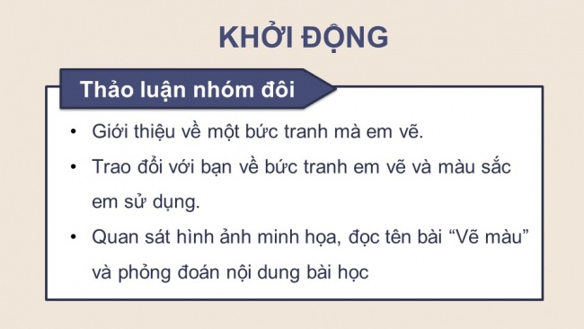 Soạn giáo án điện tử tiếng việt 4 KNTT Bài 17 Đọc Vẽ màu