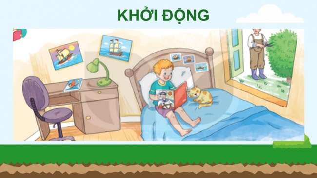 Soạn giáo án điện tử tiếng việt 4 KNTT Bài 26 Đọc Con trai người làm vườn