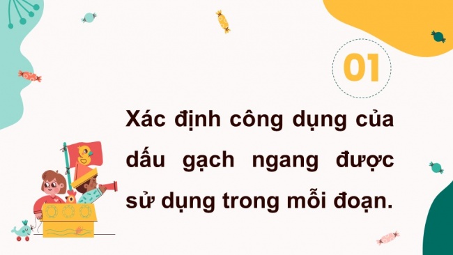 Soạn giáo án điện tử tiếng việt 4 KNTT Bài 27 Luyện từ và câu Dấu gạch ngang