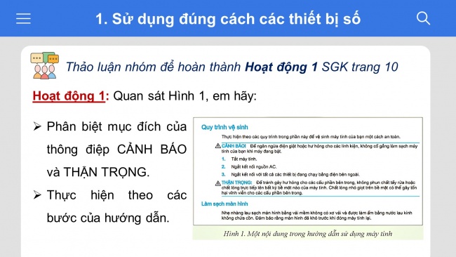 Bài giảng điện tử tin học 11 định hướng Tin học ứng dụng cánh diều