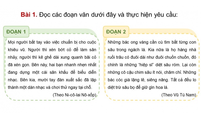 Soạn giáo án điện tử tiếng việt 4 KNTT Bài 1 Viết: Tìm hiểu đoạn văn và câu chủ đề