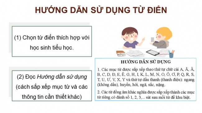 Soạn giáo án điện tử tiếng việt 4 KNTT Bài 15 Luyện từ và câu: Cách dùng và công dụng của từ điển