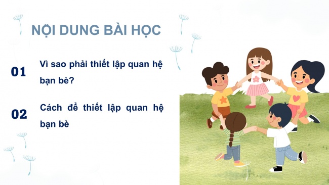 Soạn giáo án điện tử đạo đức 4 KNTT Bài 6: Thiết lập quan hệ bạn bè