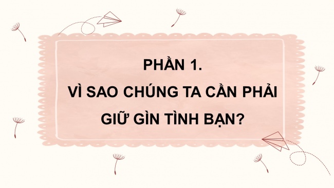 Soạn giáo án điện tử đạo đức 4 KNTT Bài 7: Duy trì quan hệ bạn bè