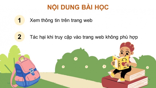 Soạn giáo án điện tử tin học 4 KNTT bài 3: Thông tin trên trang web