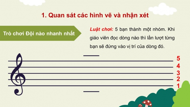 Soạn giáo án điện tử âm nhạc 4 KNTT Tiết 1: Lý thuyết âm nhạc: Một số ký hiệu ghi nhạc; Đọc nhạc: Bài số 1