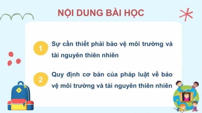 Soạn giáo án điện tử Công dân 8 KNTT Bài 5: Bảo vệ môi trường và tài nguyên thiên nhiên