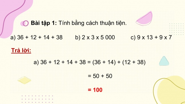 Soạn giáo án điện tử toán 4 CTST Bài 15: Em làm được những gì?