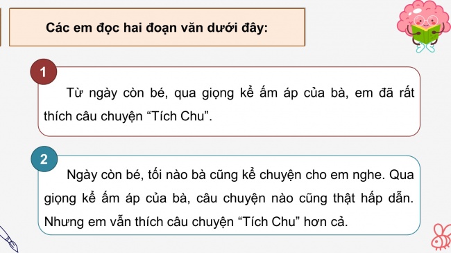 Soạn giáo án điện tử tiếng việt 4 CTST CĐ 1 Bài 3 Viết: Viết đoạn mở bài và đoạn kết bài cho bài văn kể chuyện