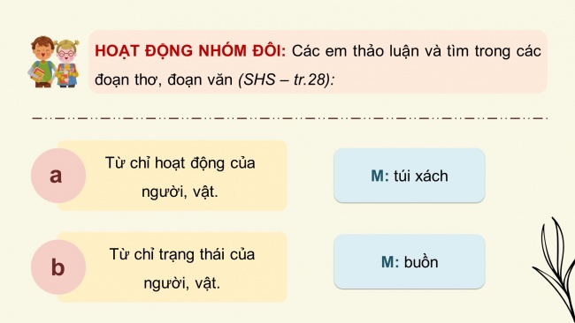 Soạn giáo án điện tử tiếng việt 4 CTST CĐ 1 Bài 5 Luyện từ và câu: Động từ