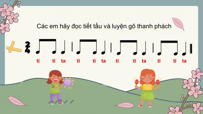 Soạn giáo án điện tử âm nhạc 4 CTST CĐ2 Tiết 3: Đọc nhạc: Bài đọc nhạc số 1